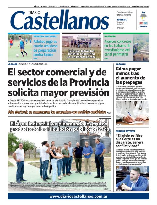 Tapa y diario Castellanos….Informate!!!!