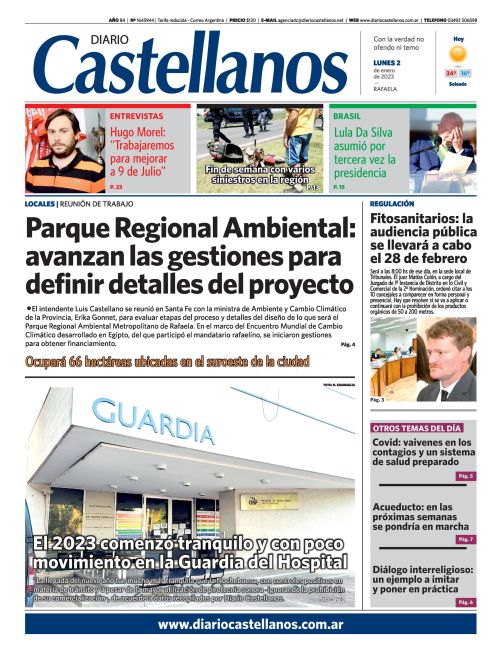 Tapa y diario Castellanos…Informate!!!!