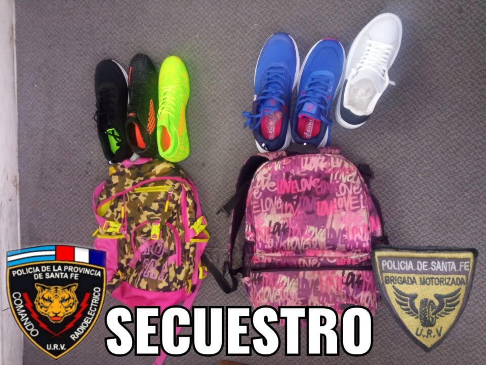 RÁPIDO ACCIONAR POLICIAL LOGRA RECUPERAR ELEMENTOS