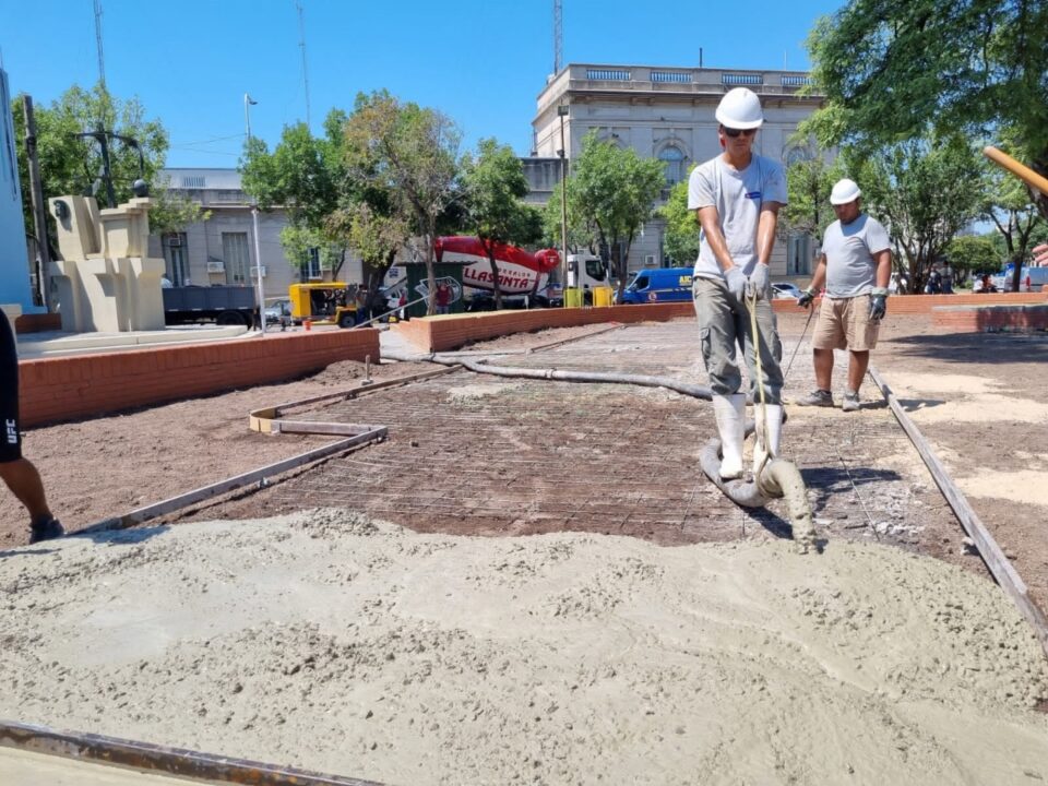 Hacemos Plaza avanza en el parque infantil Islas Malvinas