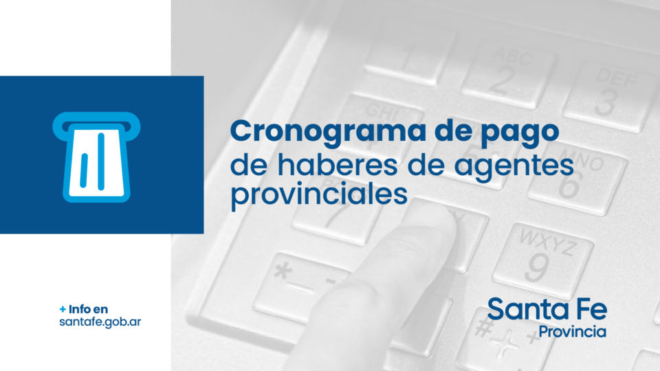 La provincia dio a conocer el cronograma de pago de haberes correspondiente a enero
