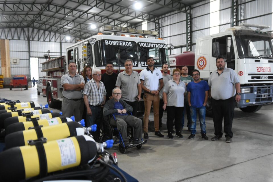 El Intendente visitó la Asociación de Bomberos Voluntarios