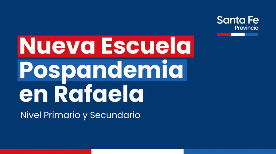 La provincia licitará la construcción del edificio Modelo Pospandemia Escuela Primaria y Secundaria de Rafaela
