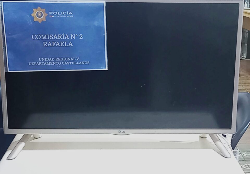 SECUESTRARON UN TELEVISOR