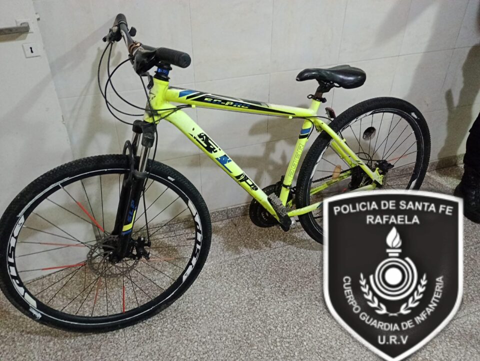 SECUESTRARON UNA BICICLETA SLP