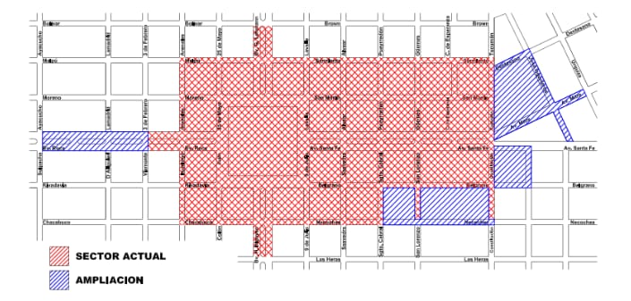 Se amplía la Zona de Estacionamiento Controlado