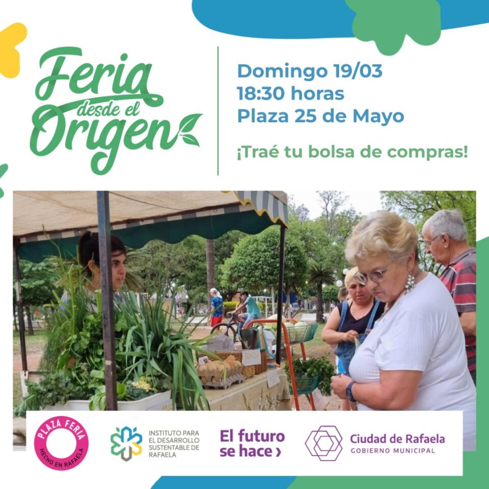Producción local y sustentable en la “Feria desde el origen”