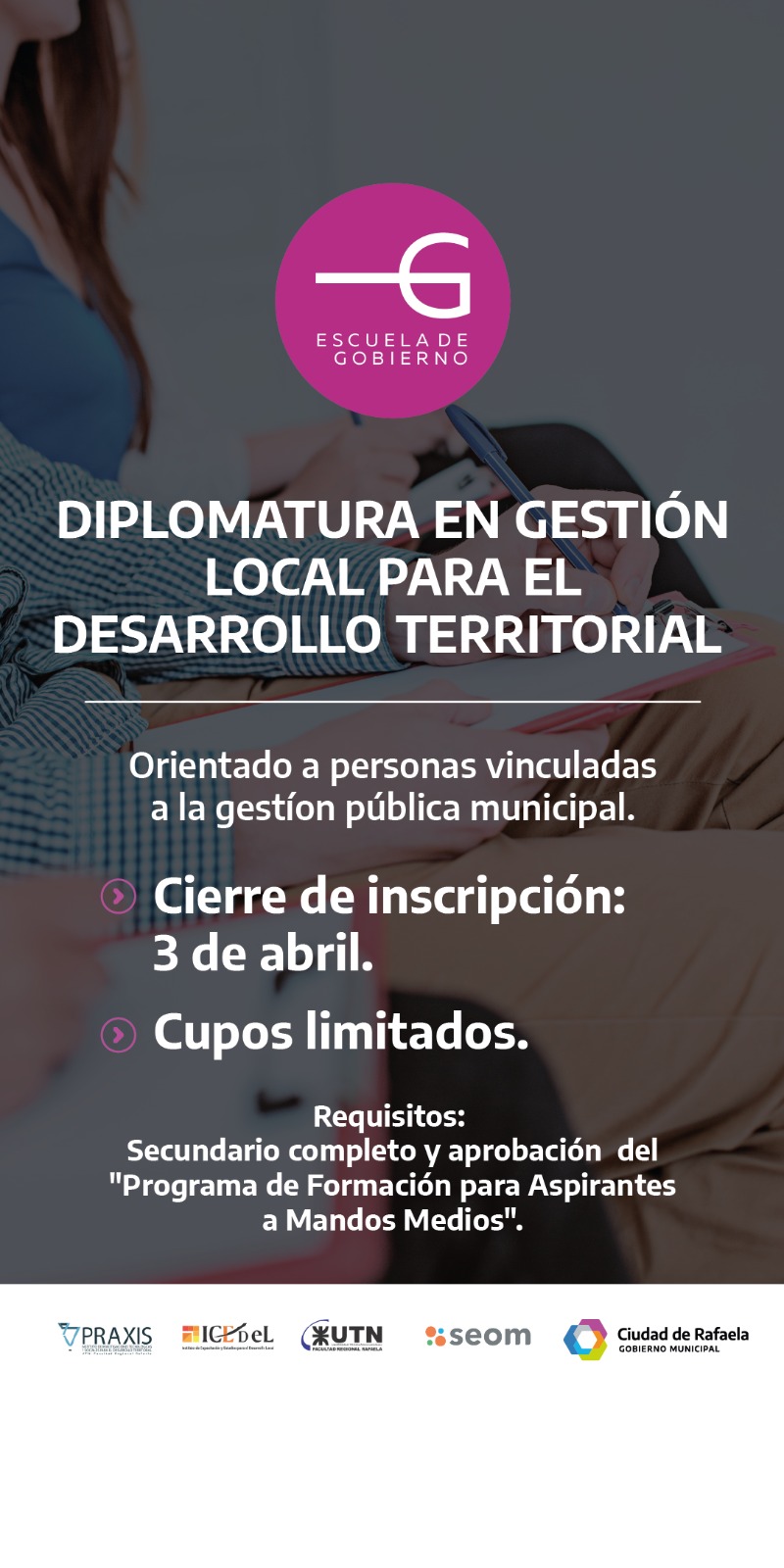 Llega la 4º edición de la Diplomatura en Gestión Local para el Desarrollo Territorial