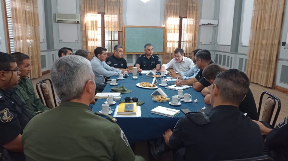 El Comando Unificado contó con la presencia del Secretario de Seguridad de la provincia