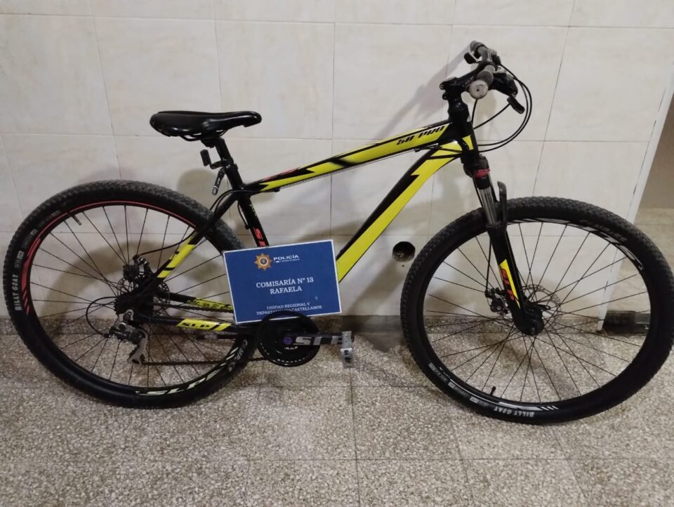 RECUPERARON UNA BICICLETA SLP