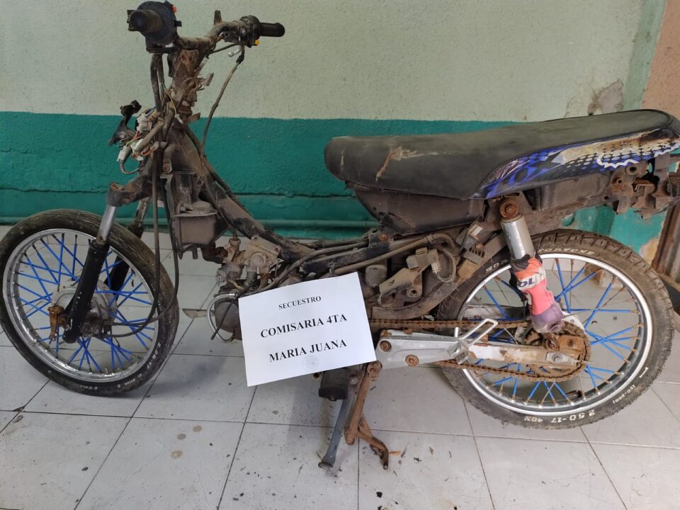 RECUPERARON UNA MOTO