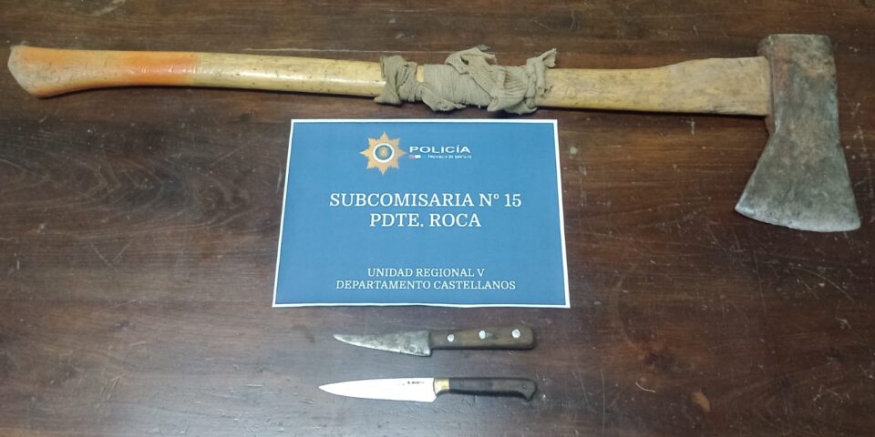 SECUESTRARON ARMAS BLANCAS