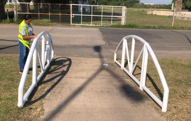 Mantenimiento de puentes en cruces peatonales