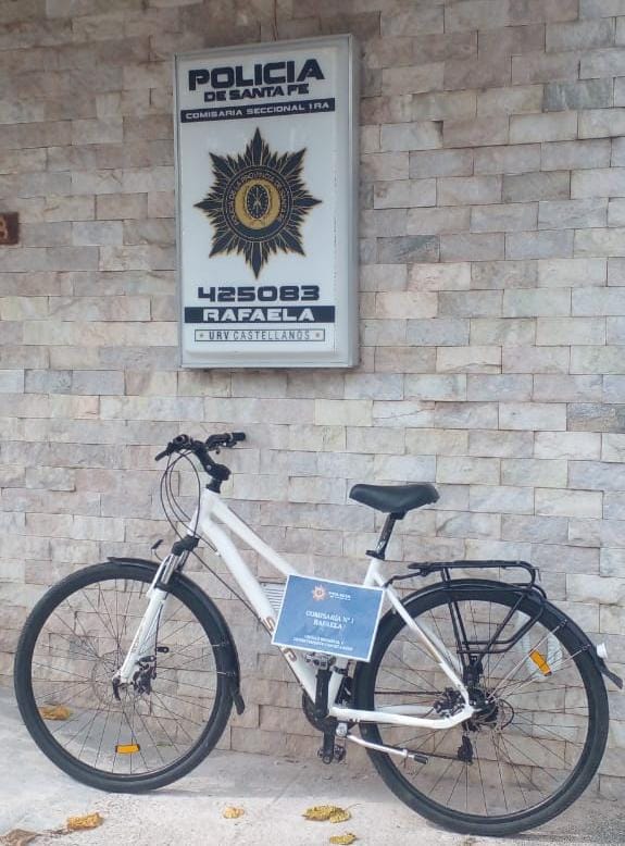 SECUESTRO DE UNA BICICLETA