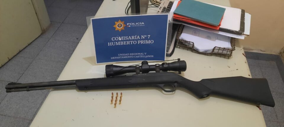 SECUESTRO DE UNA ARMA DE FUEGO, POR MALTRATO ANIMAL