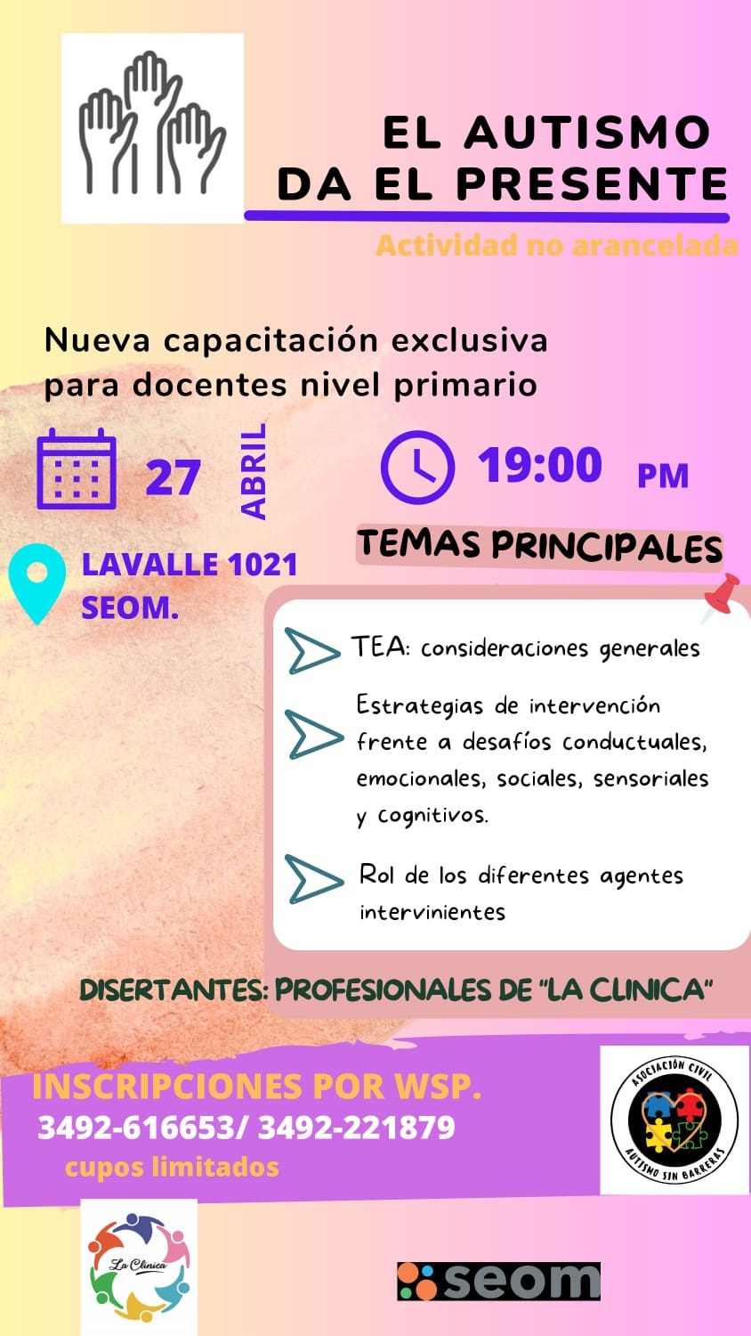 Capacitación: “El Autismo da el presente”