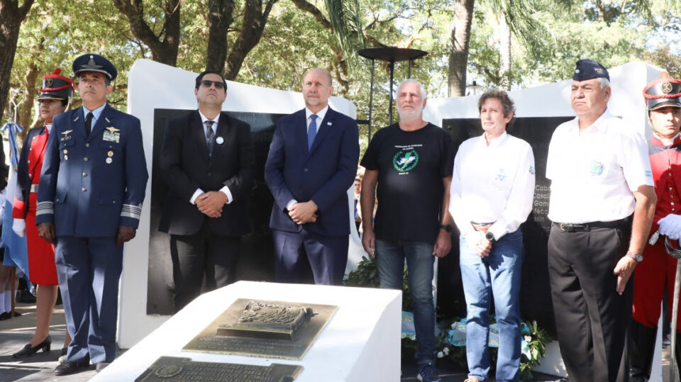 Perotti encabezó el acto por el 41° aniversario de la Guerra de Malvinas, Día del Veterano y de los Caídos en Malvinas en la ciudad de Reconquista