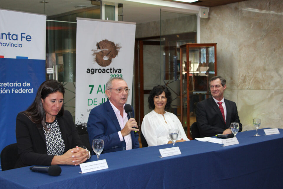 La provincia acompañó la presentación oficial de Agroactiva 2023 en Buenos Aires
