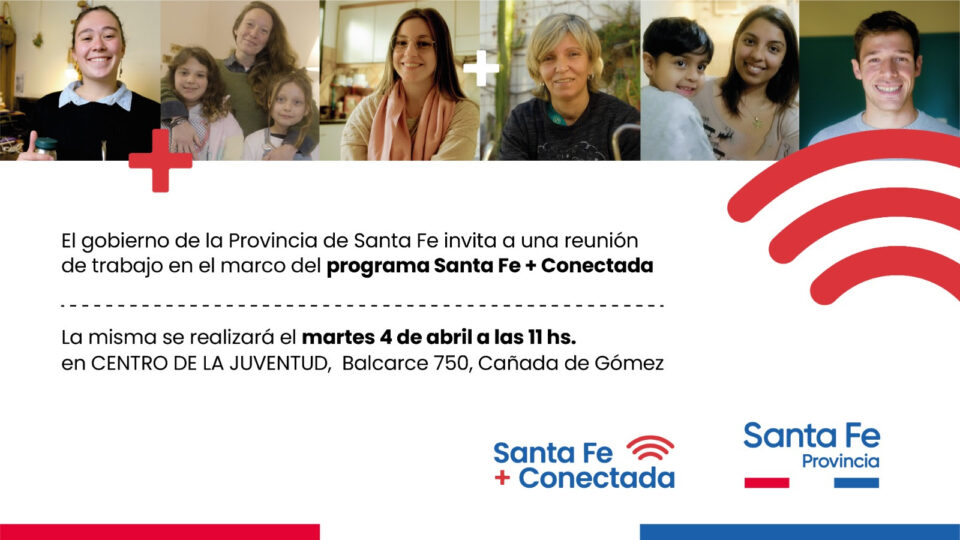 La provincia convoca a municipios y comunas en el marco del programa Santa Fe + Conectada