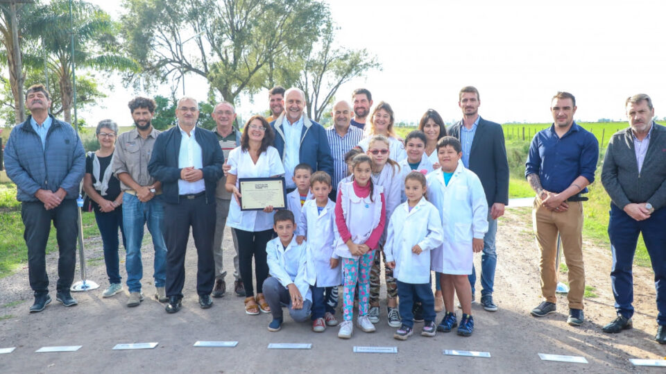 Caminos de la Ruralidad: Perotti inauguró el corredor productivo Angélica – San Mariano – San Vicente