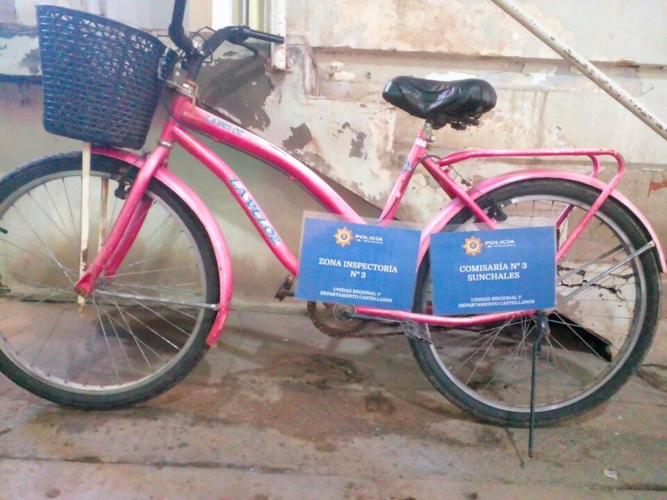 SECUESTRARON UNA BICICLETA