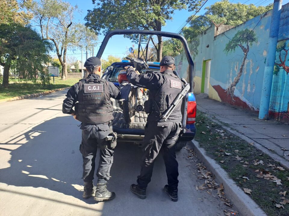 SECUESTRARON UNA MOTO