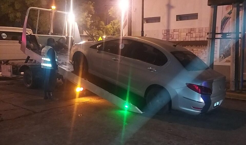 Controles de tránsito: auto retenido por 1,70 de alcoholemia