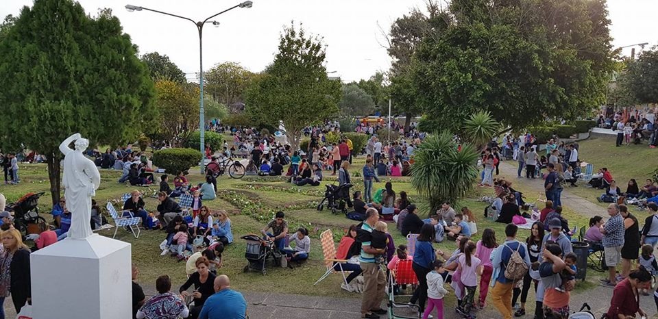 Festejo en el barrio San Martín