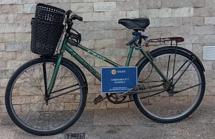 SECUESTRO DE UNA BICICLETA