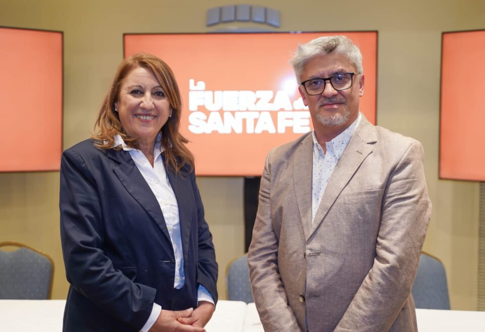 Fein presentó a su compañero de fórmula: el periodista santafesino Eugenio Fernández