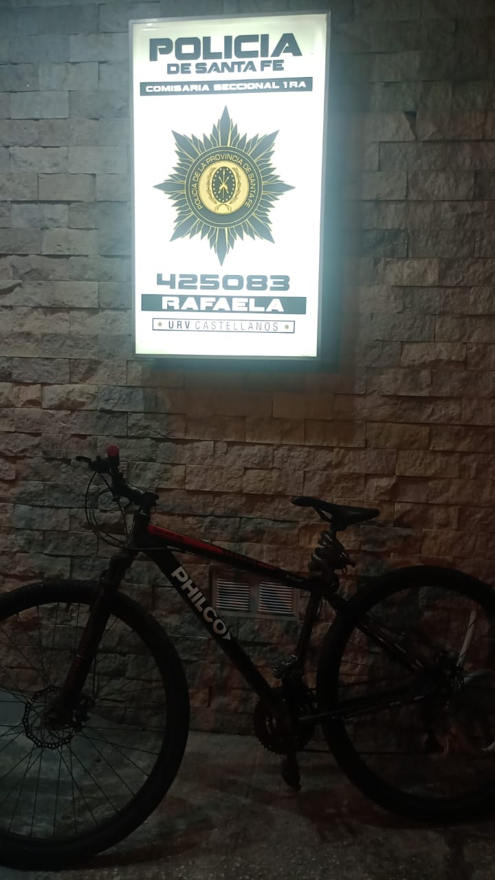 SECUESTRO DE UNA BICICLETA
