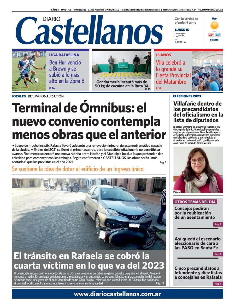 Tapa y diario Castellanos….Informate!!!