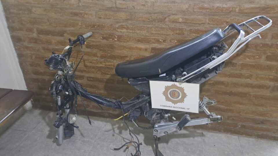 RECUPERARON UNA MOTO ROBADA