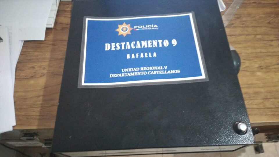 RECUPERARON UNA CAJA REGISTRADORA
