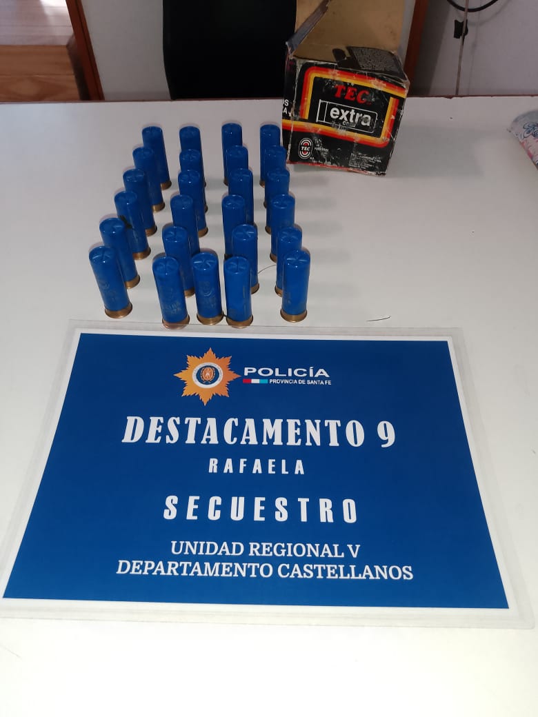 SECUESTRO DE CARTUCHOS