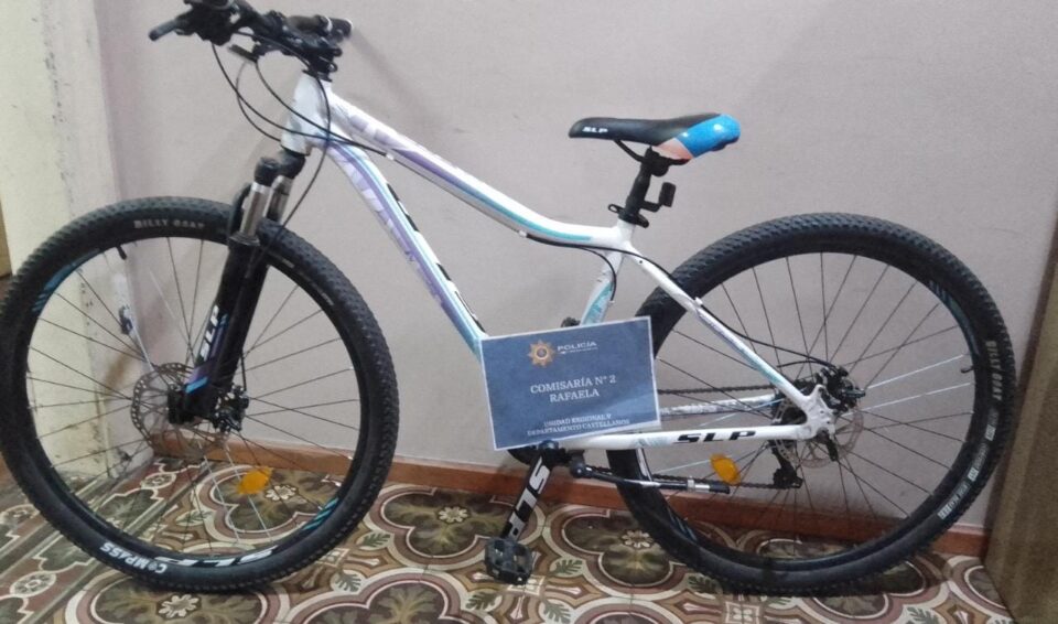 SECUESTRO DE UNA BICICLETA