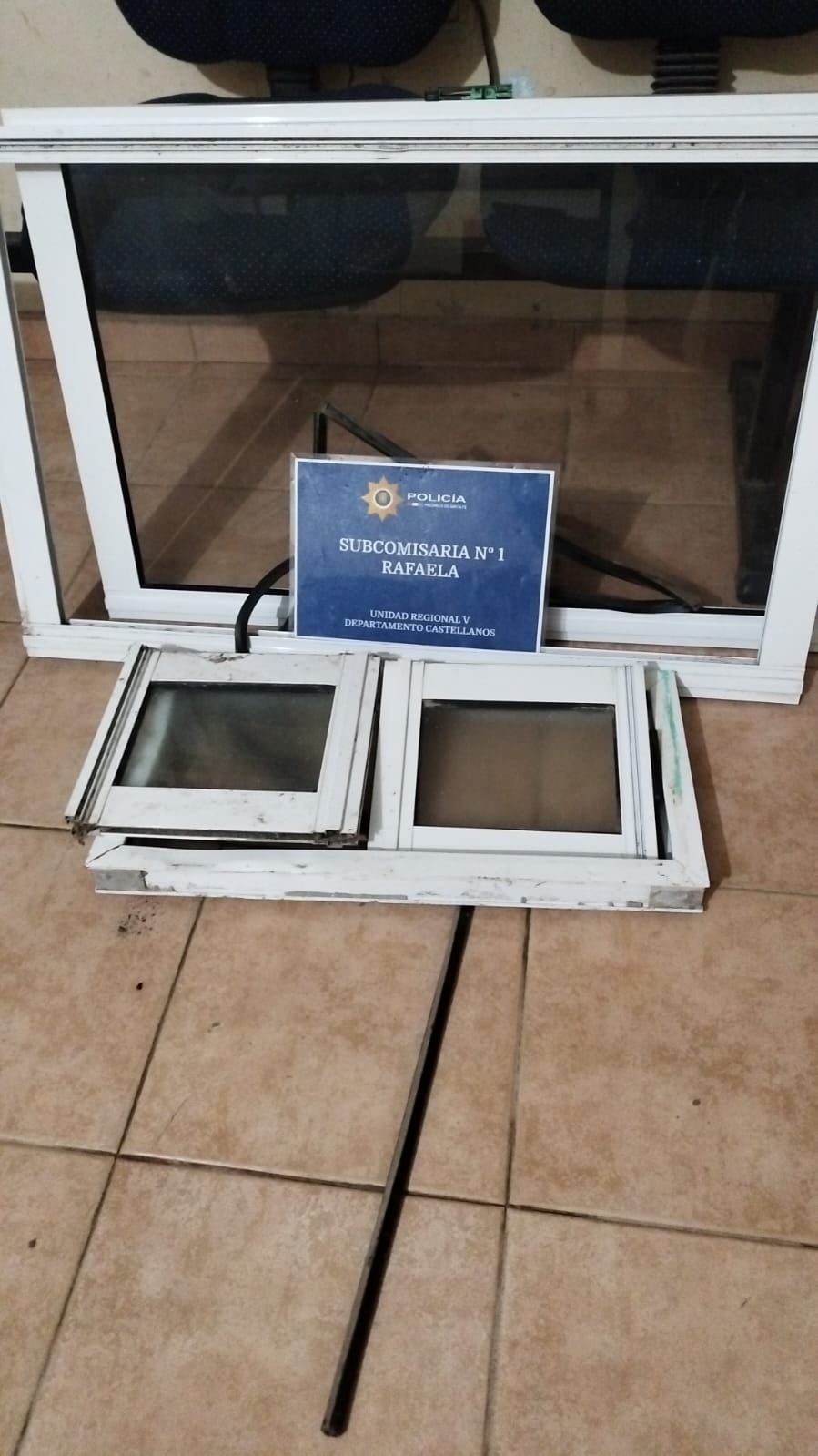 RECUPERAN ELEMENTOS SUSTRAÍDOS