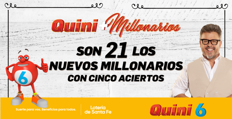 ¡21 ganadores se repartieron el premio de Quini + 1500!