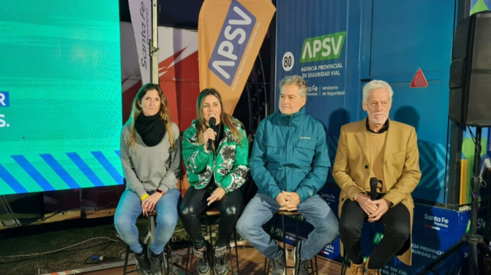 La APSV conmemoró el Día de la Seguridad Vial con actividades de prevención en el TC de Rafaela