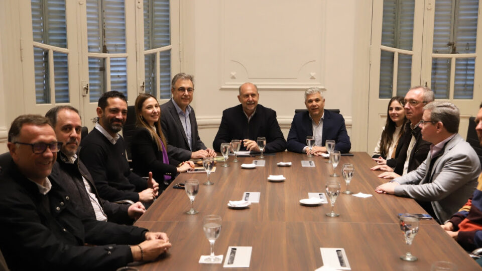 Perotti se reunió con autoridades del Centro Comercial e Industrial de Rafaela