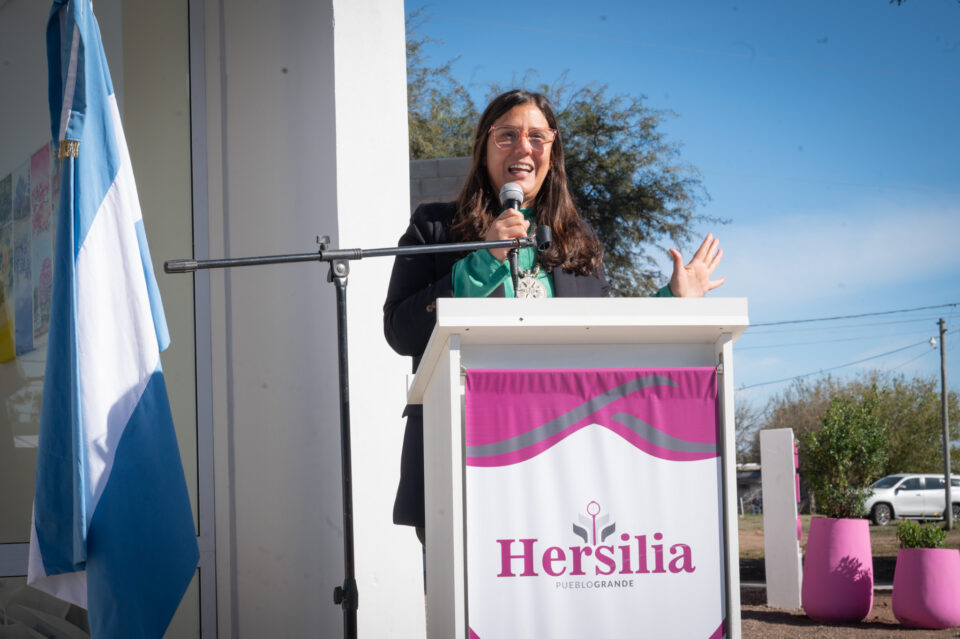 La provincia inauguró un Punto Violeta en la localidad de Hersilia