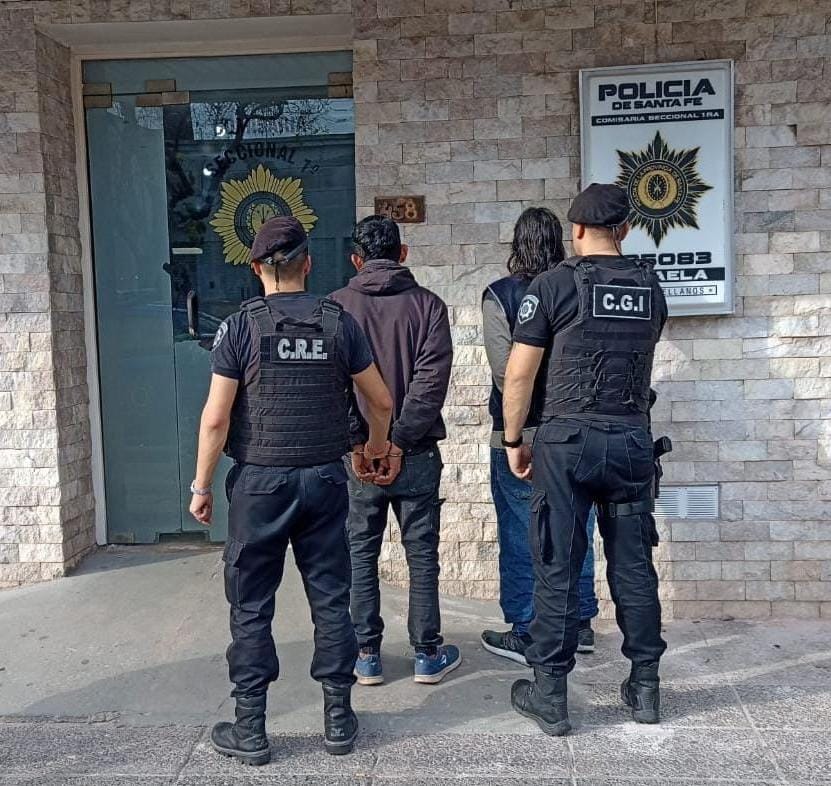 APREHENSIÓN DE DOS SUJETOS
