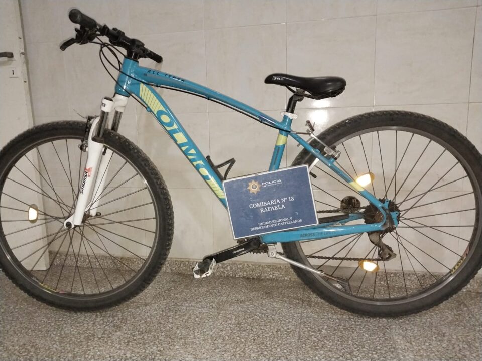SECUESTRO DE UNA BICICLETA