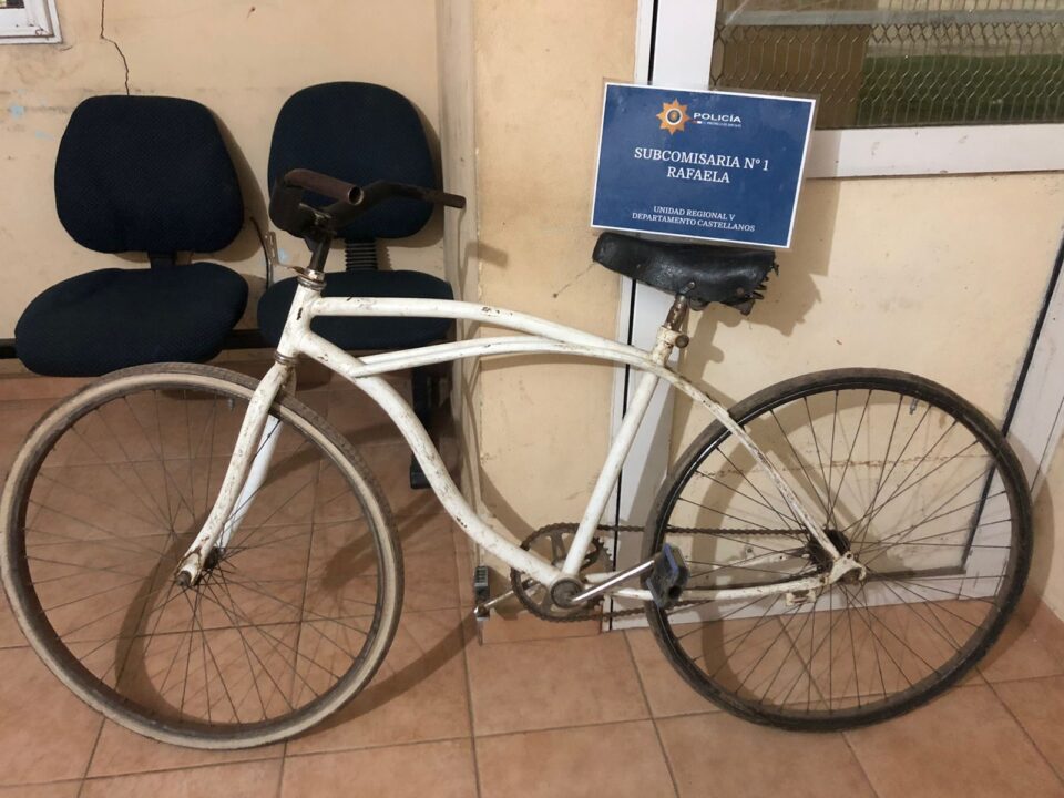 SECUESTRO DE UNA BICICLETA