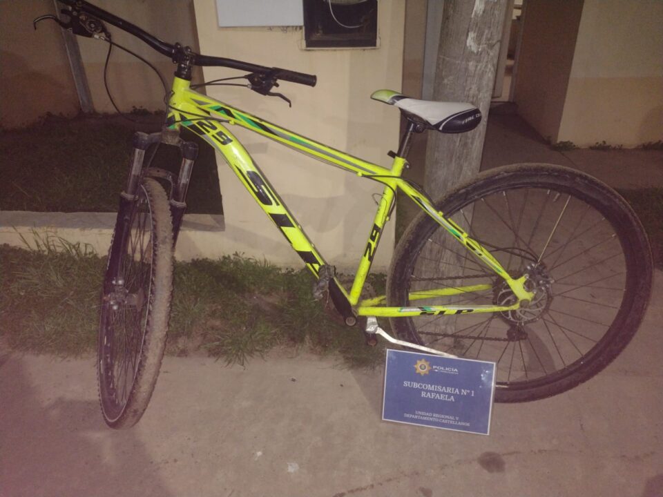RECUPERO DE BICICLETA