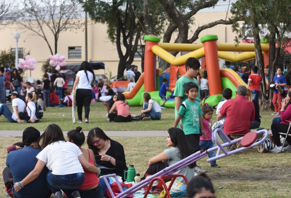 Festejo en el barrio 9 de Julio