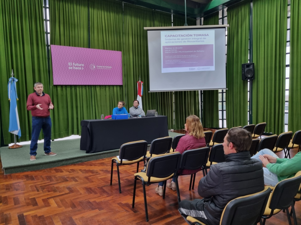 Se concretó una nueva capacitación del sistema TOMASA