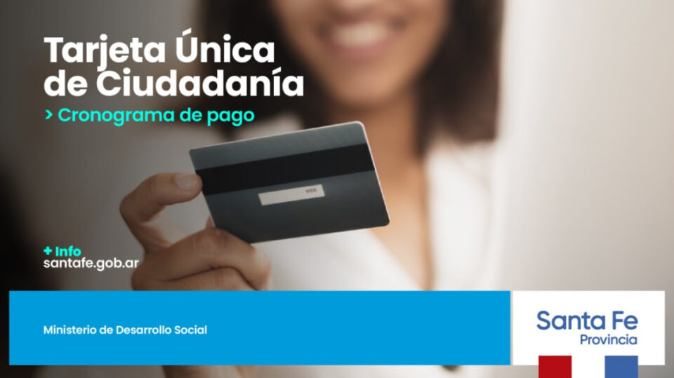 La provincia acredita, a partir de hoy, los fondos de la Tarjeta Única de Ciudadanía