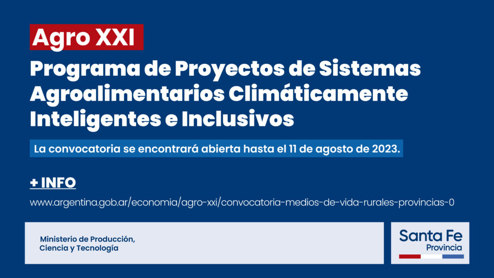 La provincia impulsa el Programa Nacional Agro XXI para acompañar a pequeños productores de la agricultura familiar