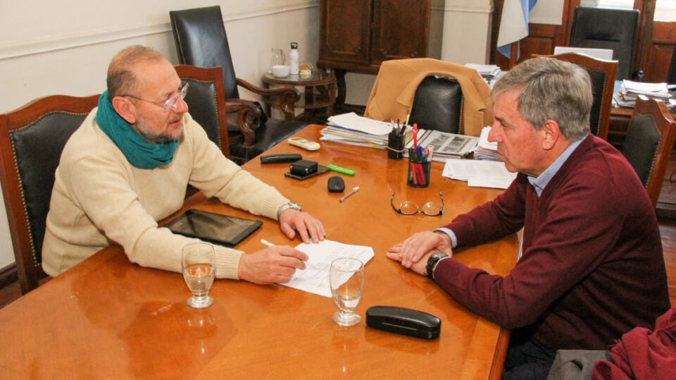 Corach se reunió con el intendente de Santa Fe